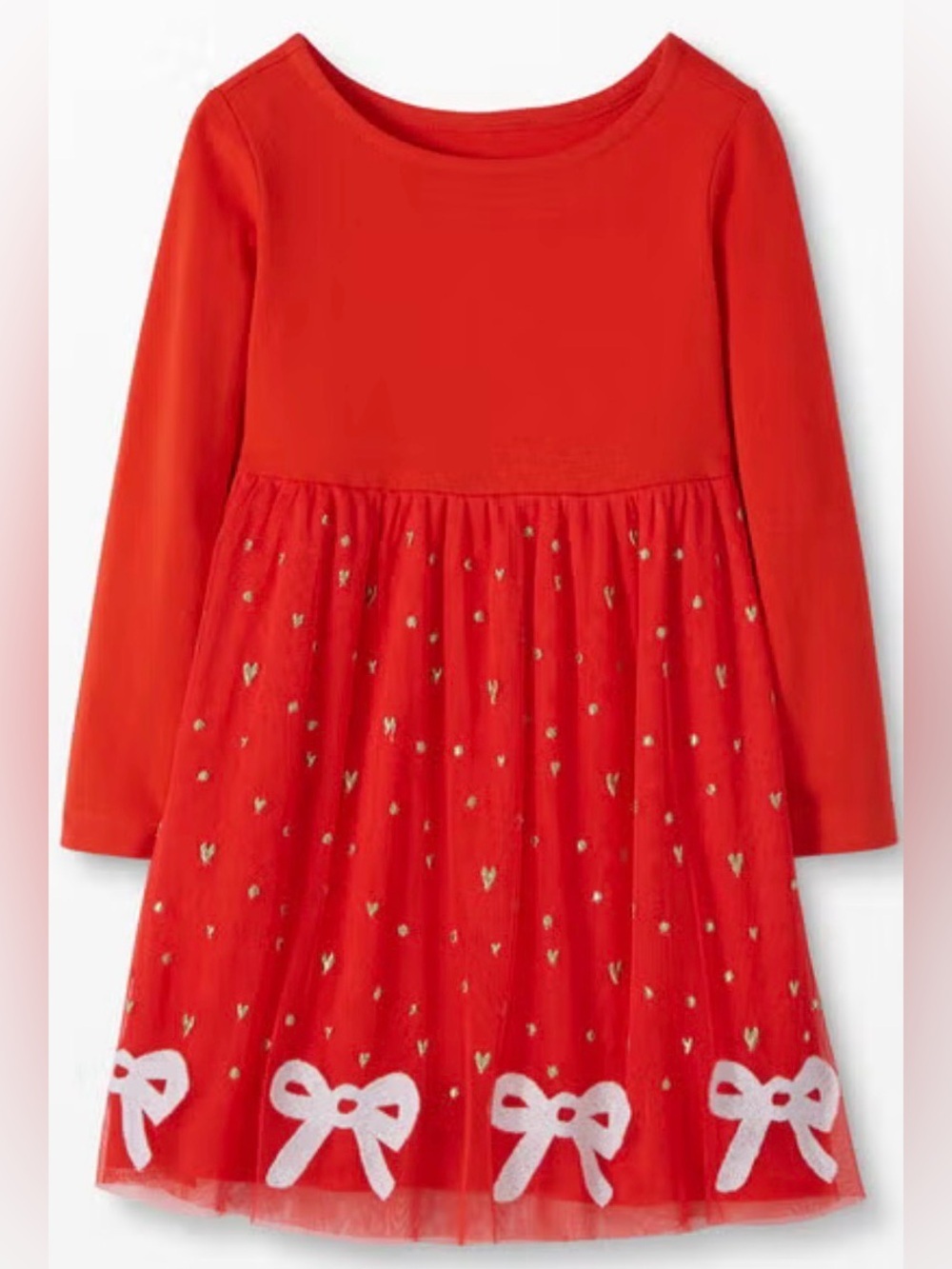 Hanna Andersson Red Tulle Dress Holiday Size 120 cm / 6-7 US